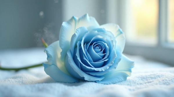 Une rose éternelle bleue, un cadeau chargé d'émotions